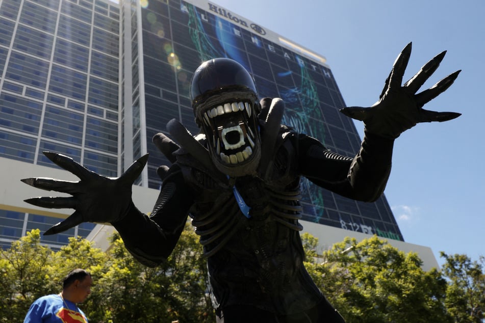 An Alien from Alien: Earth is seen during 2025 Comic-Con International: San Diego on July 25, 2025.