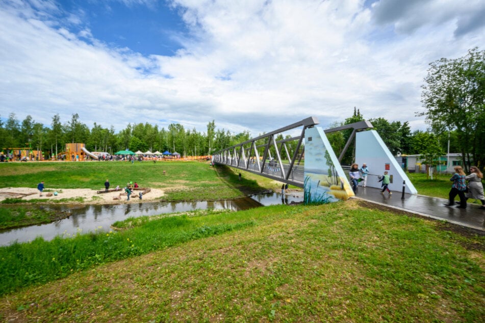 Der Stadtteilpark Pleißenbach ist die größte Interventionsfläche der Kulturhauptstadt.