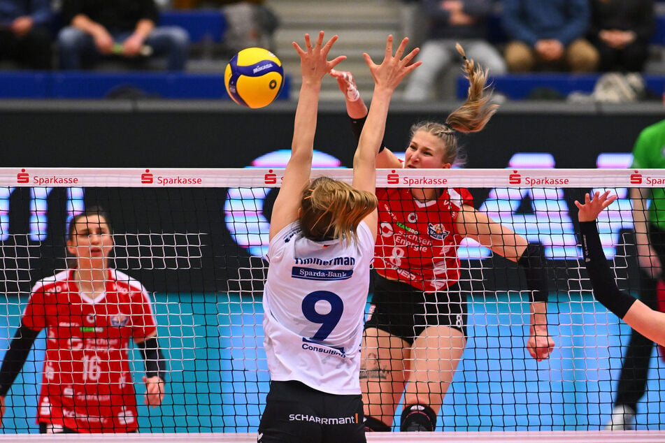 Für die DSC-Volleyballerinnen war am Mittwochabend im Meisterschafts-Halbfinale Endstation.