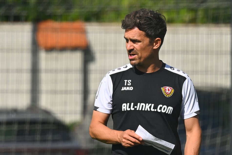 Trainer Thomas Stamm (42) weiß, dass die SGD sich für die meisten Torschüsse nichts kaufen kann.
