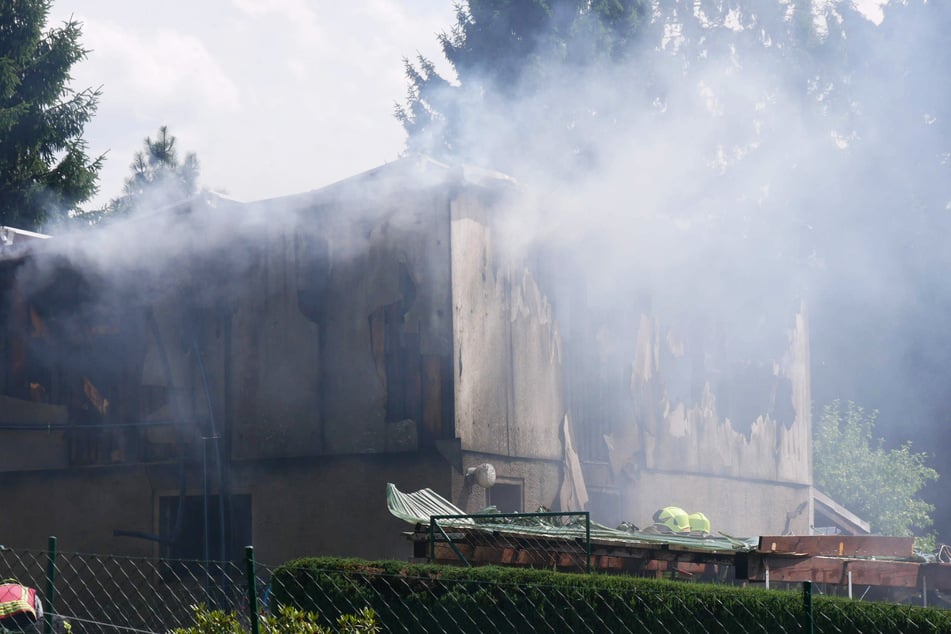 Das Nebengelass stand am Samstag in Vollbrand.