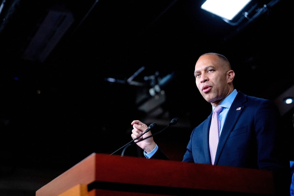 House Democrat minority leader Hakeem Jeffries said the recent bomb threats "have no place in a civilized society" and claimed the culprit left a signature.