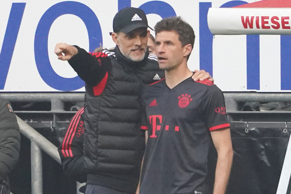 Thomas Müller (33) kam auch beim Gastspiel des FC Bayern München beim SV Werder Bremen einmal mehr von der Bank in die Partie.