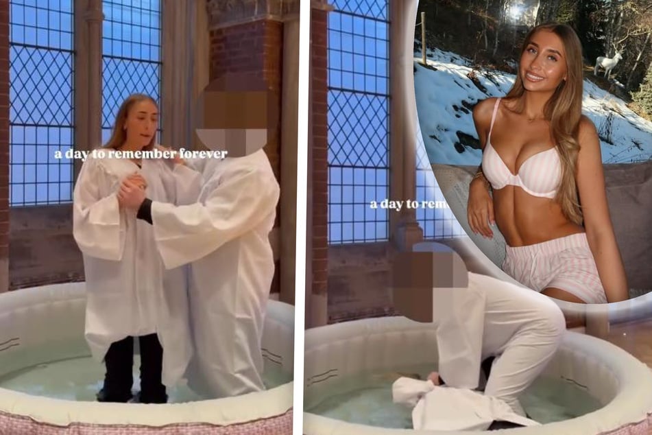 Sie schlief mit 1113 Männern in 24 Stunden: Skandal-Erotikstar lässt sich taufen