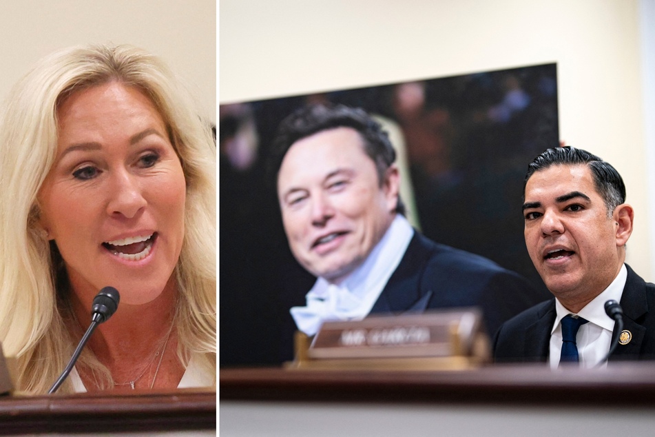 During a recent congressional DOGE hearing, Representative Robert Garcia (r.) pranked his colleague Marjorie Taylor Greene with a "dick pic."