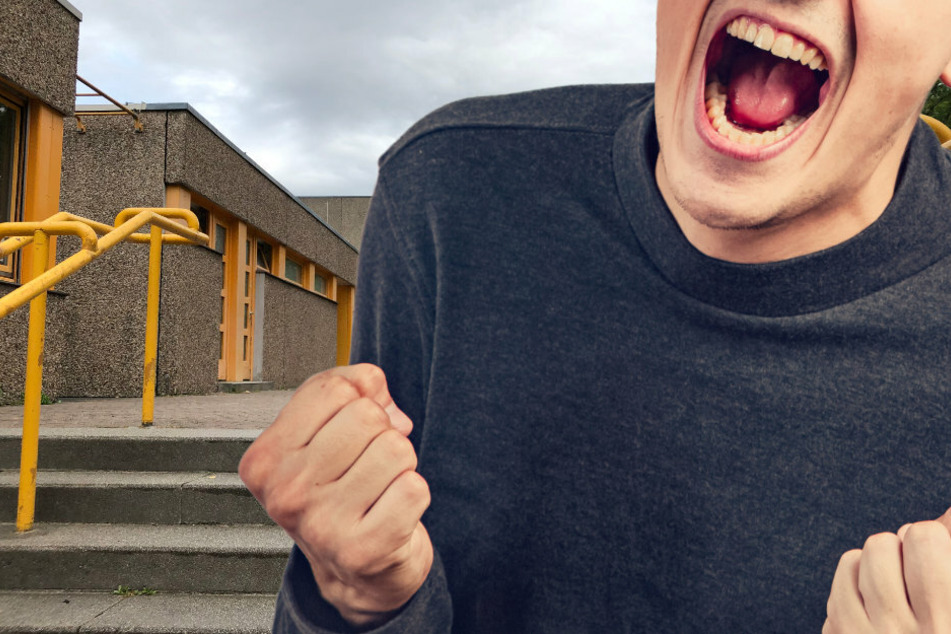 Ein13-jähriger Schüler schlug auf seine Schulleiterin und Polizisten ein. (Symbolbild, Bildmontage)