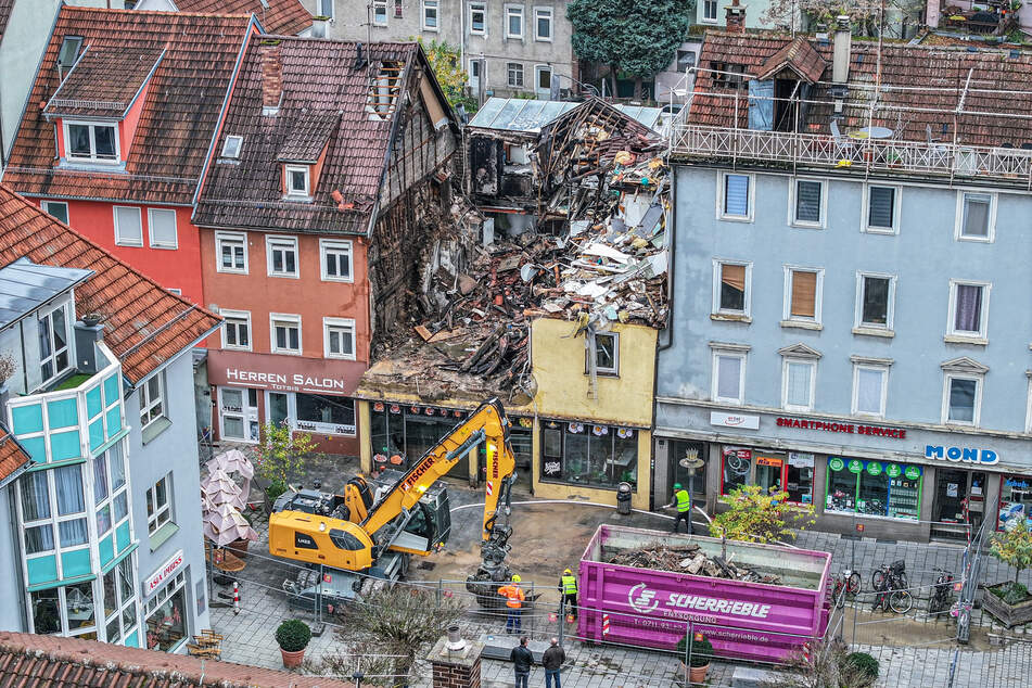 Das Haus in Esslingen ist nicht mehr bewohnbar.