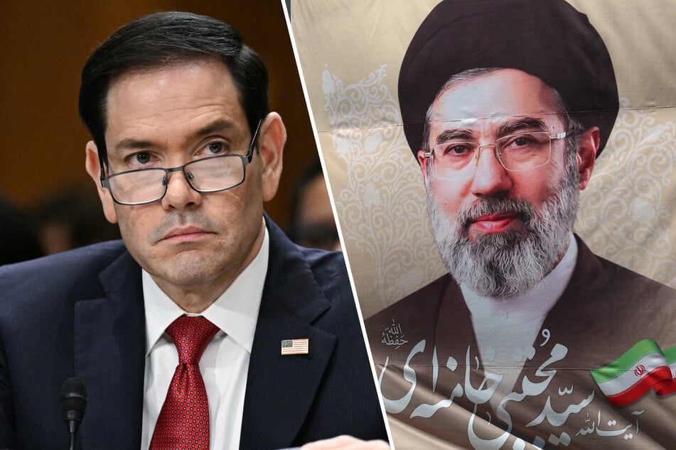 Secretary of State Marco Rubio (l.) testified on Tuesday that Iranian Supreme Leader Mojtaba Khamenei is alive after being wounded in a US-Israeli strike.