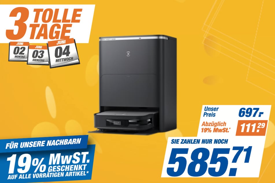 Ecovacs-Saugroboter Deebot X2 Omni für 585,71 statt 697 Euro.