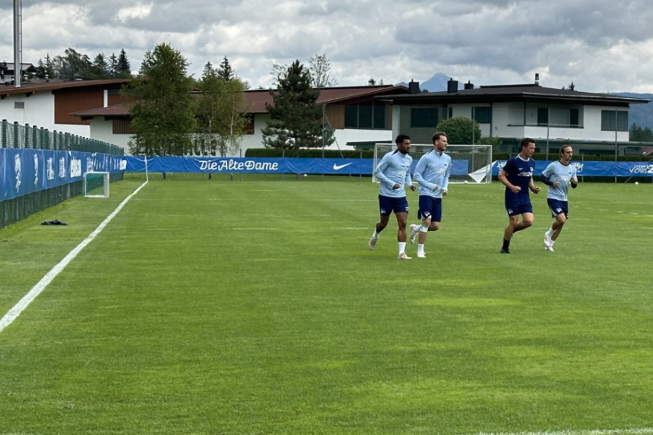 Das Trio um Jeremy Dudziak, Pascal Klemens und Michal Karbownik (l-r.) dreht seine Runden.