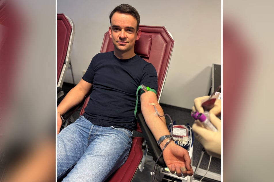 Fabian Güttler (39) hat in seinem Leben bereits 111 Blutspenden absolviert.