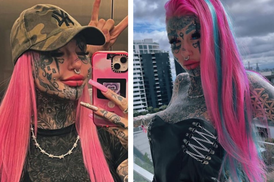 "Dragon Girl" Amber Luke (26) präsentiert auf Instagram normalerweise ihren neuen Look.
