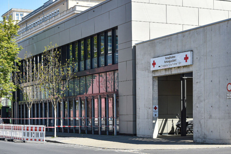 Die Corona-Ambulanz der Uniklinik Dresden.