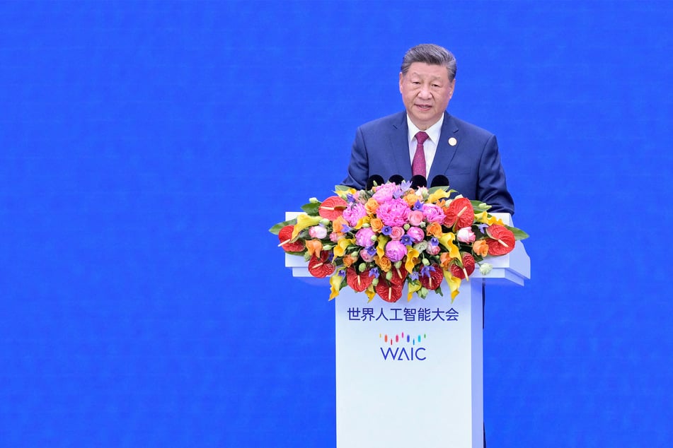 Chinese President Xi Jinping told a conference in Shanghai that the artificial intelligence industry shouldn't be dominated by only one country.