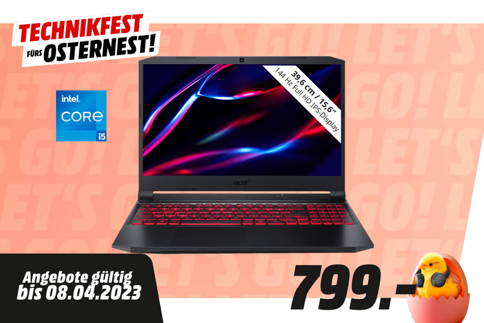 Acer-Gaming-Notebook für 799 Euro.