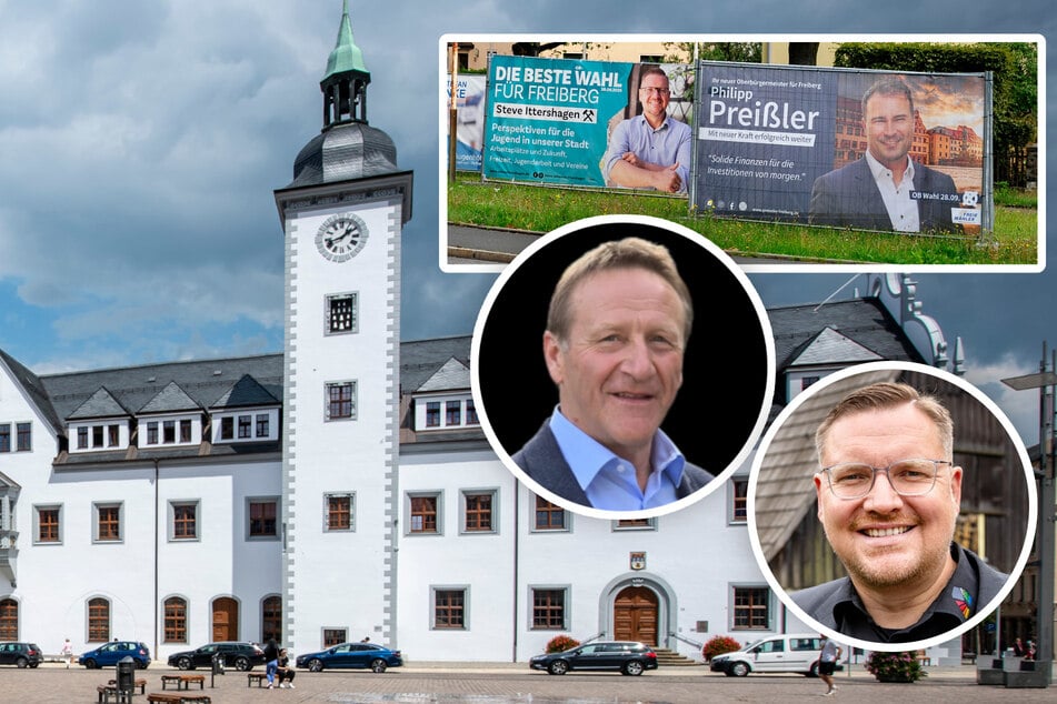 Diese fünf Männer wollen ins Rathaus von Freiberg