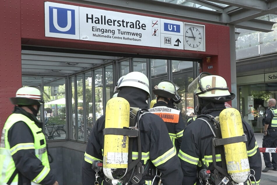 Die Bahn und der Bahnhof mussten evakuiert werden.