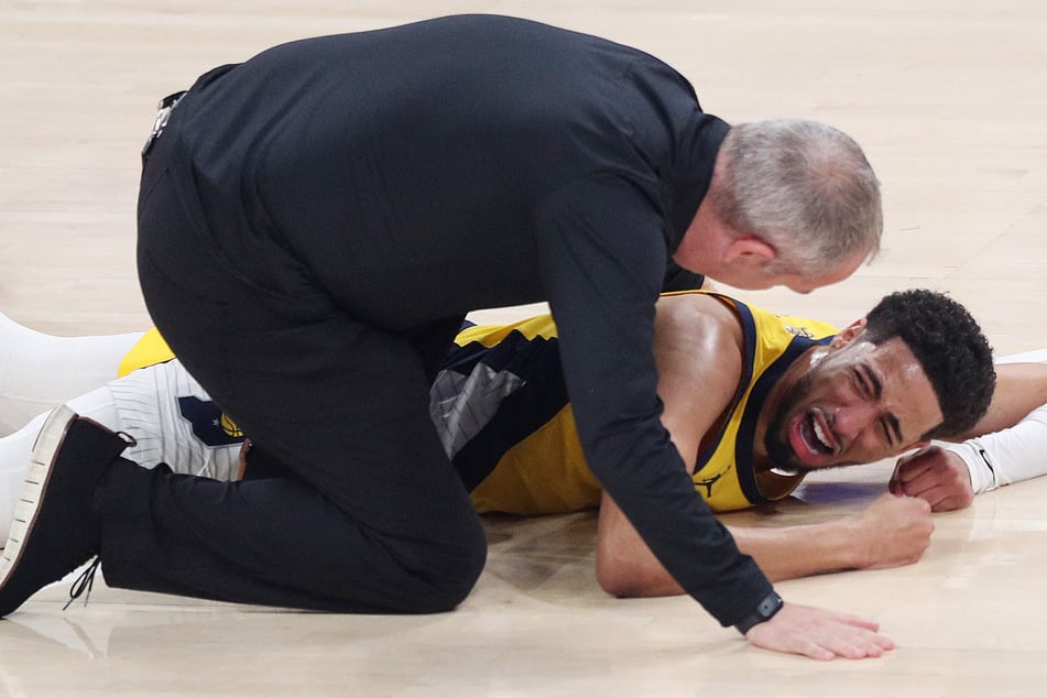 Indiana Pacers star Tyrese Haliburton suffered a torn right Achilles tendon in a game-seven loss to Oklahoma City in the NBA Finals.