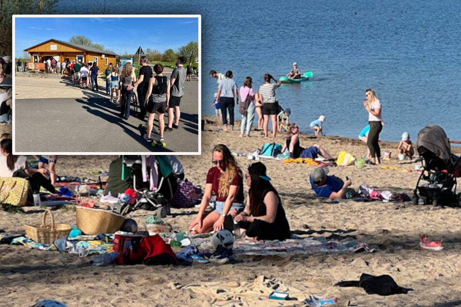 Leipzig: Die Strand-Saison ist eröffnet! Leipziger nutzen sommerliche Wärme und stürmen die Seen