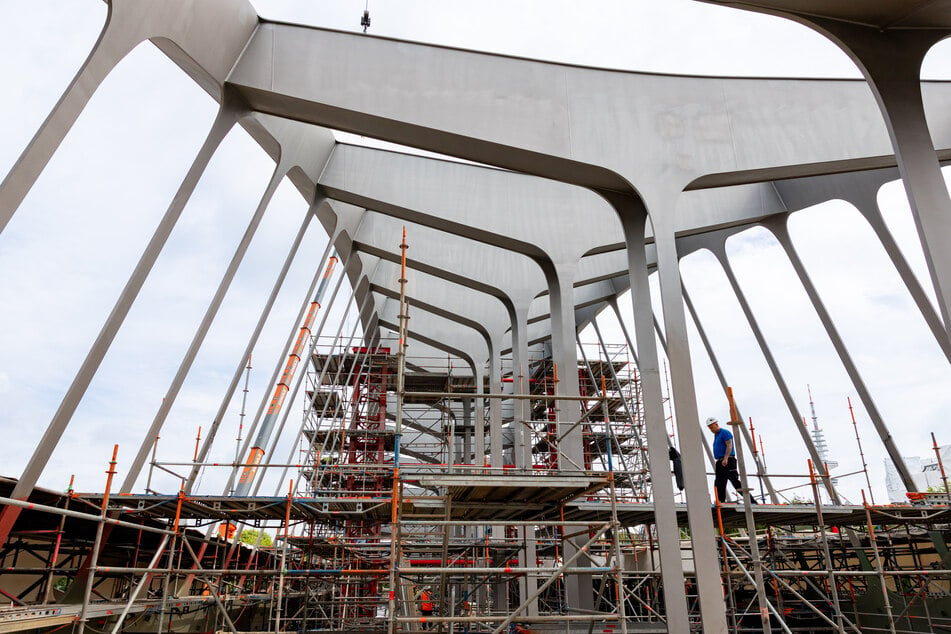 Die Bauarbeiten an der Sternbrücke gehen voran, allerdings nicht wie geplant.
