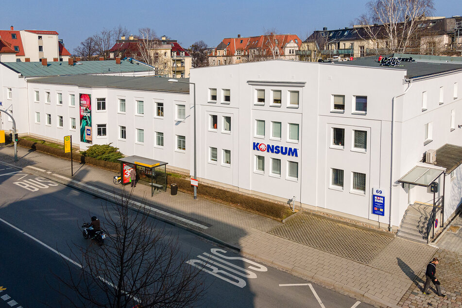 Auf der Tharandter Straße 69 befindet sich die Unternehmenszentrale von KONSUM DRESDEN.