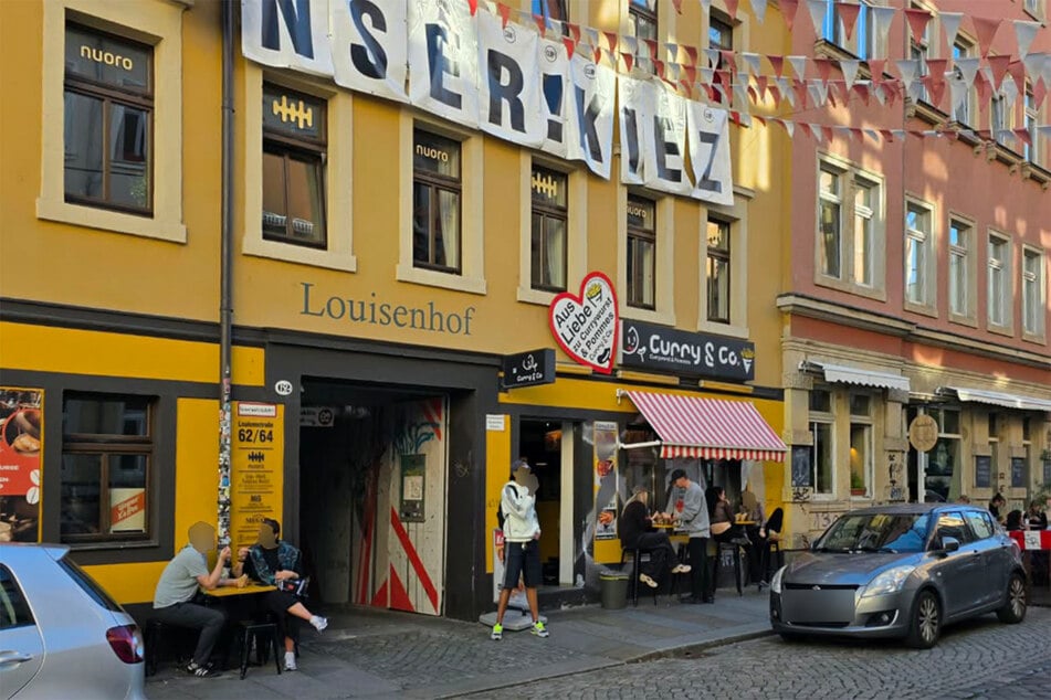 Wegen eines Auftritts der Chefin in einer Polit-Talkshow wurde das "Curry &amp; Co." in der Louisenstraße Opfer eines linksextremen Anschlags.