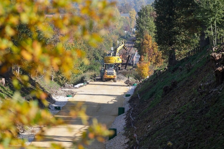 Die Bahnstrecke wird nach dem Zugunglück neu gebaut.