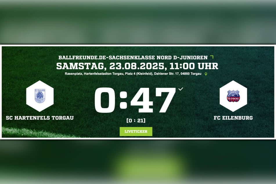 Der FC Eilenburg war am Samstag einfach zu stark für den SC Hartenfels Torgau.