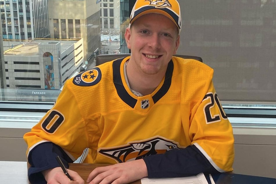 Luke Prokop signed with the Predators in December 2020.