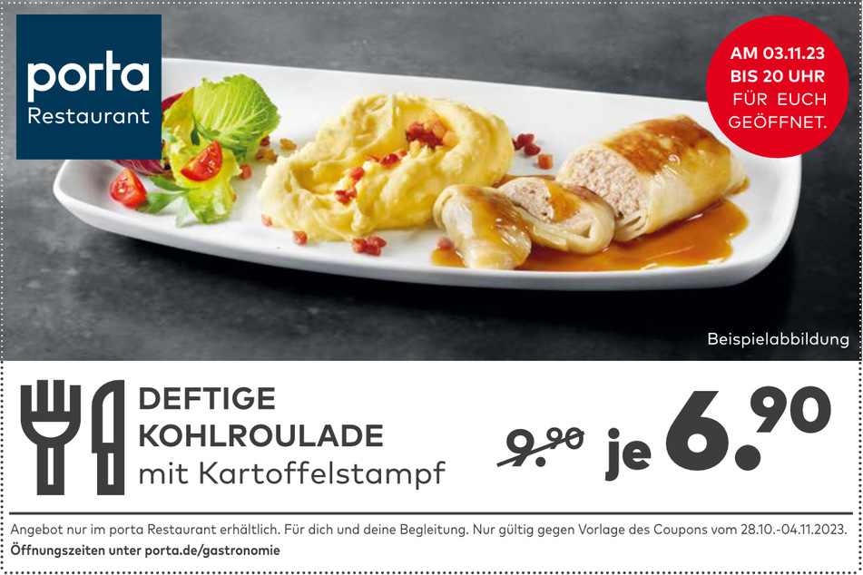 Hier klicken und den Restaurant-Coupon herunterladen.