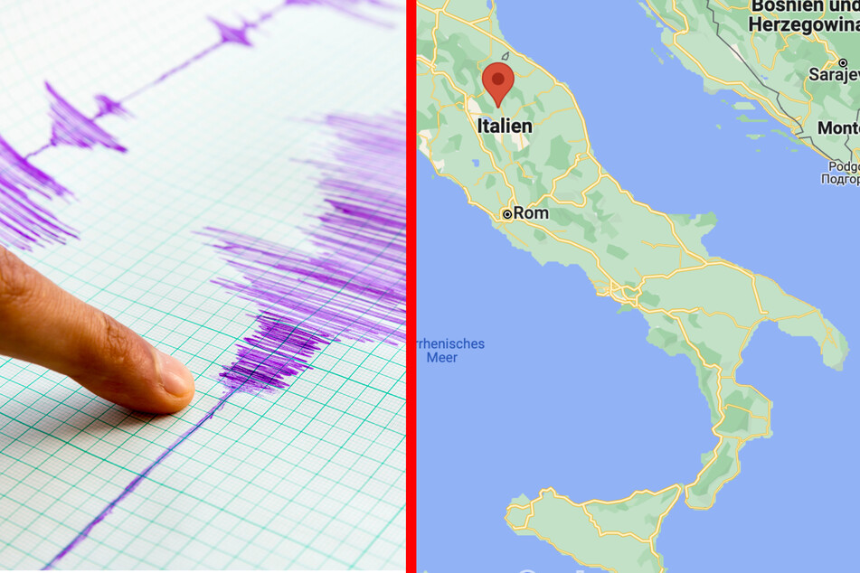 Mittel-Italien wurde von einem Erdbeben erschüttert.