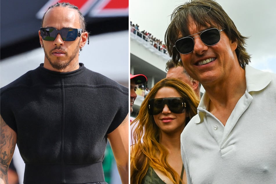 After Tom Cruise (r) and Shakira sparked dating rumors at Formula 1's Miami Grand Prix, it seems the singer has her eye on someone else!