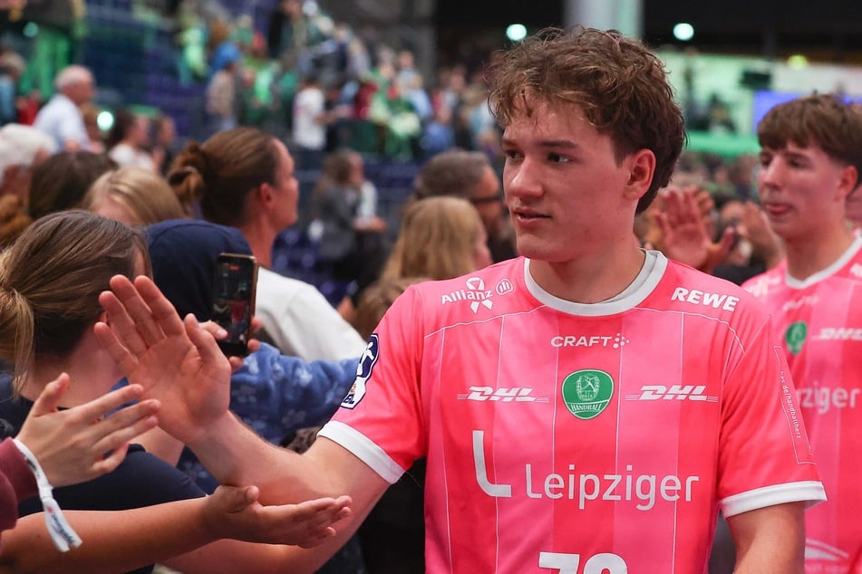 Der SC DHfK lief erneut im pinken Sondertrikot auf und setzte dadurch ein Zeichen für mehr Aufmerksamkeit rund um das Thema Brustkrebs. (Archiv)