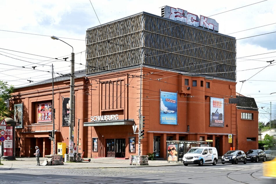 Die Schauburg in der Dresdner Neustadt fungierte zu Corona-Zeiten als Testzentrum.