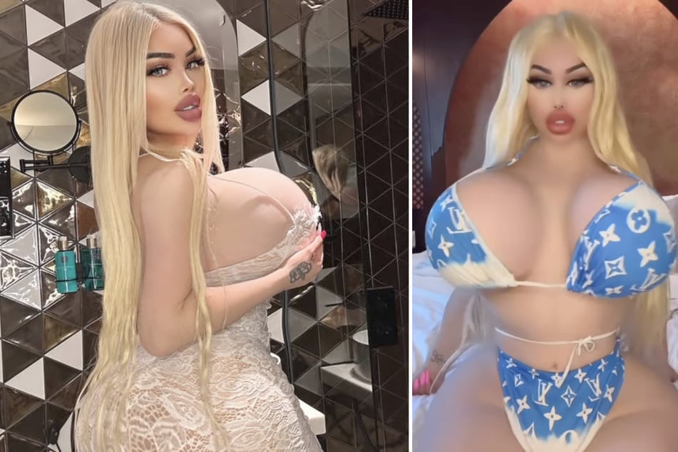 Bibi Bugatti (27) ließ sich zu einer Real-Life-Barbie umoperieren. Ihr heftiger Look verschaffte ihr im Internet viel Aufmerksamkeit.