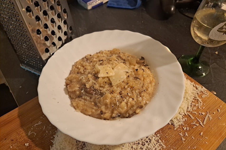 It's not hard to make homemade risotto, but it does take a while.