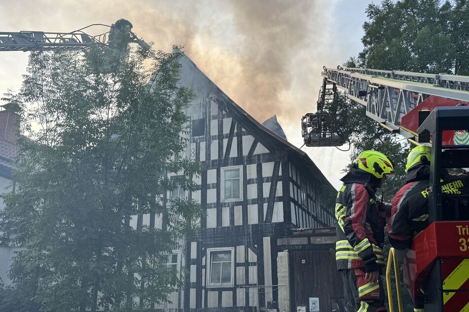 Das Feuer war am Dienstagabend ausgebrochen.