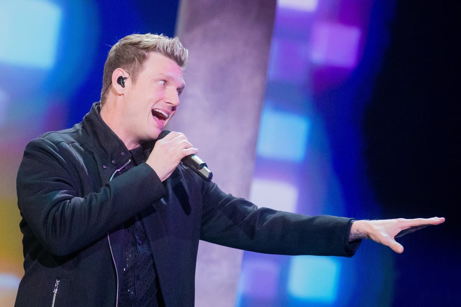 Nick Carter durante un concierto en 2019.