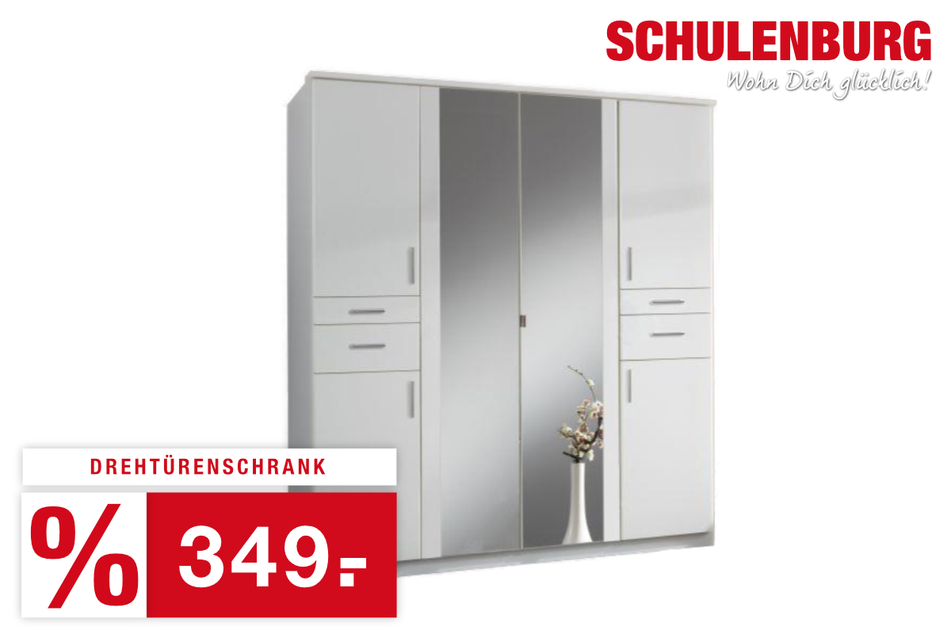 Drehtürenschrank für 349 Euro