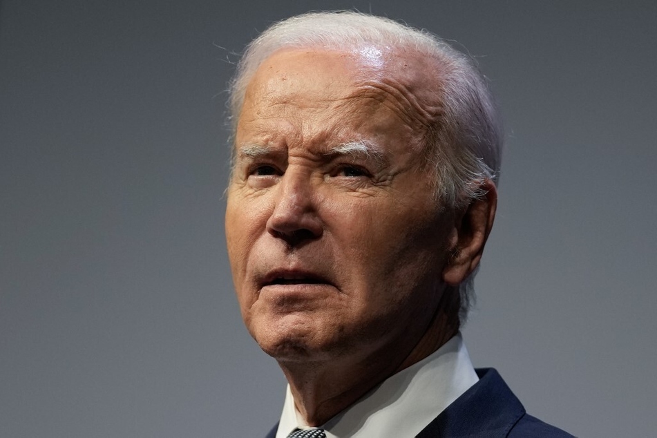 A man has been arrested in Florida for allegedly making threats against President Joe Biden (pictured).