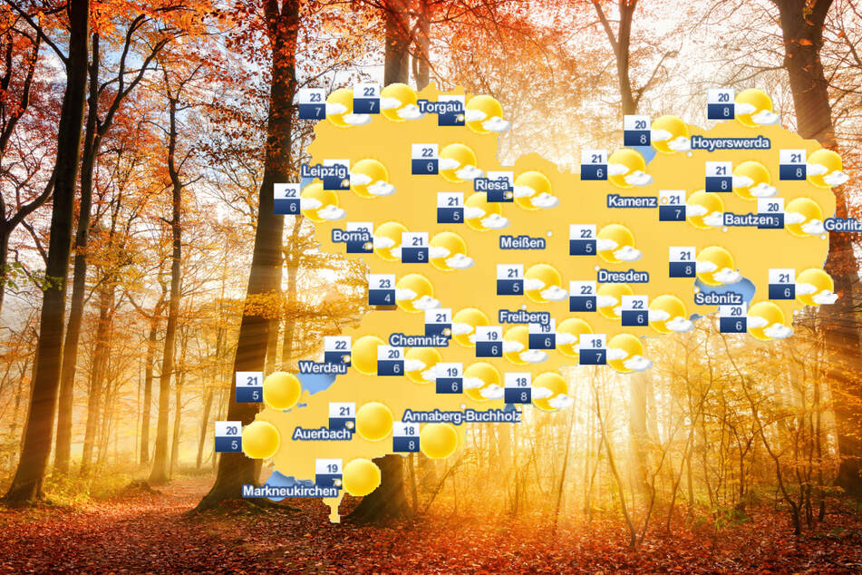 Am Wochenende wird es in Sachsen herrlich sonnig.