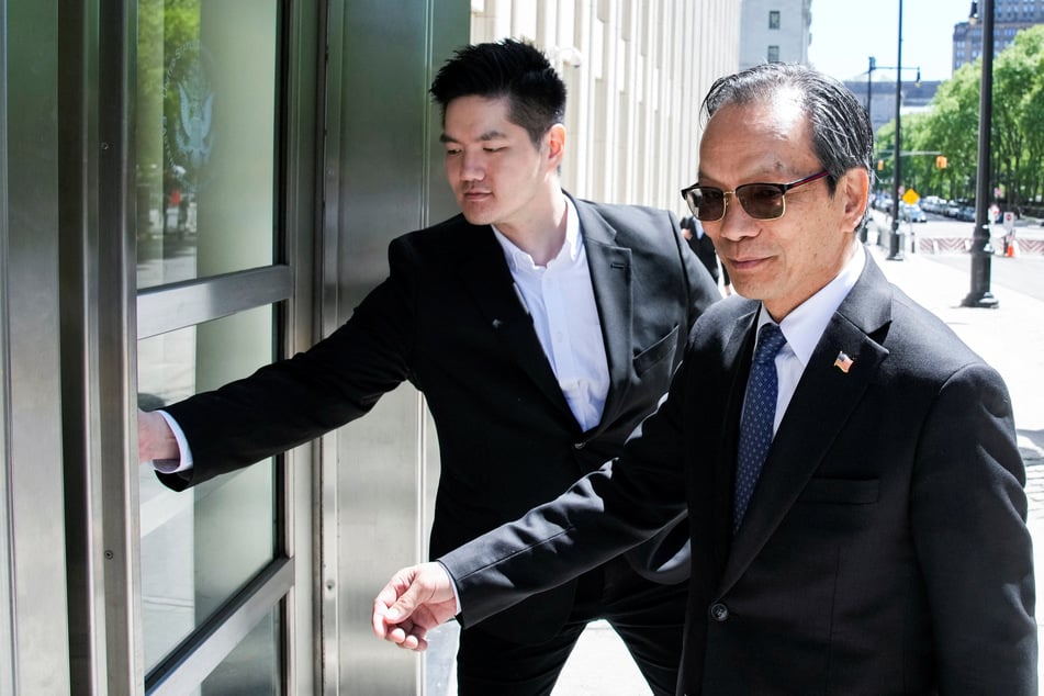 Lu Jianwang arrives to Brooklyn Federal court during his trial in New York City on May 12, 2026.