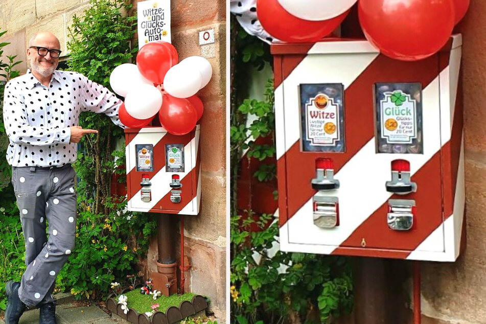 Kabarettist Oliver Tissot (61) hat einen neuen Witze-Automat in Nürnberg installiert.