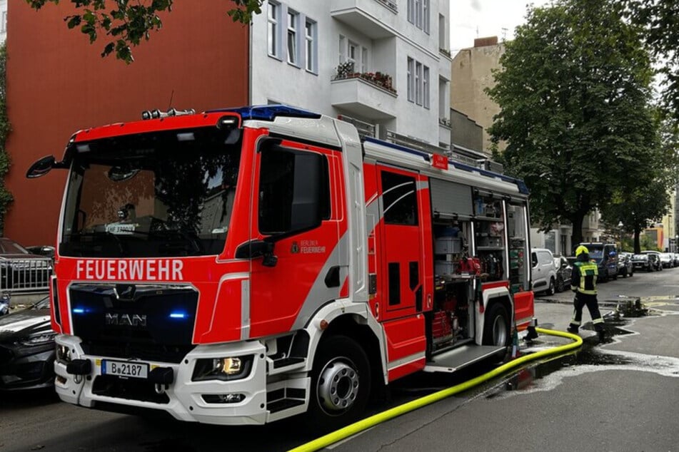 Die Feuerwehr bekämpfte den Brand erfolgreich.