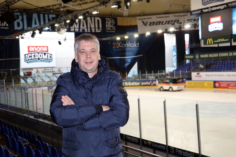 IceFighters-Geschäftsführer André Schilbach gibt als mittelfristiges Ziel den DEL2-Aufstieg aus.