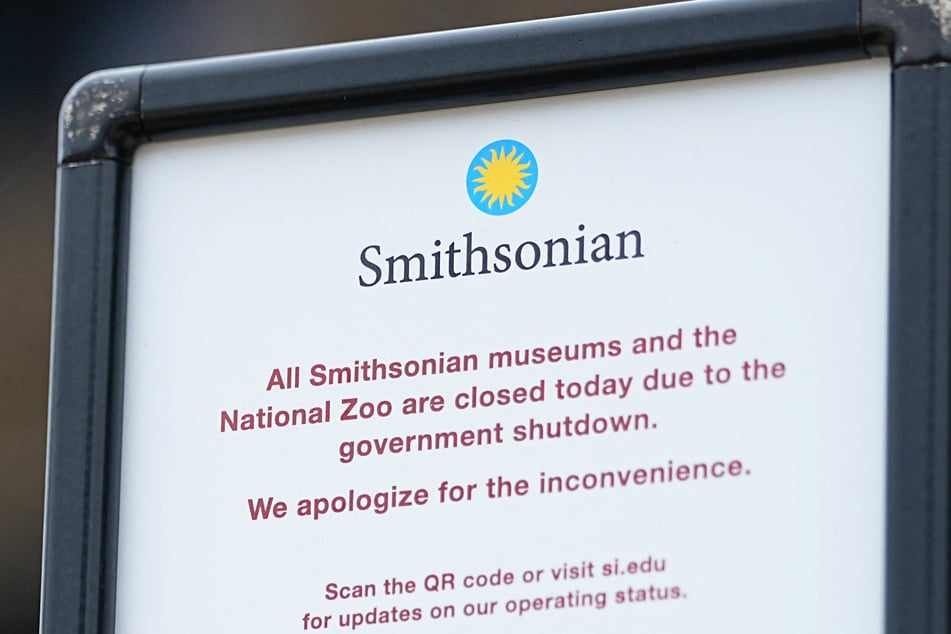 The Smithsonian Institution has closed its National Zoo and museums amid the government shutdown.