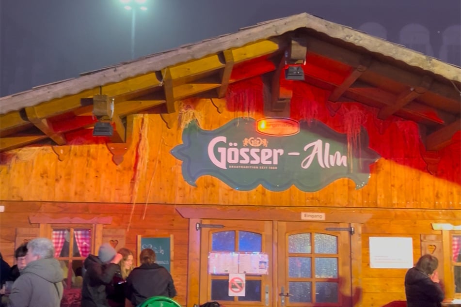 In der "Gösser-Alm" könnt Ihr Euch bei Milchreis, Apfelstrudel und Co. aufwärmen.