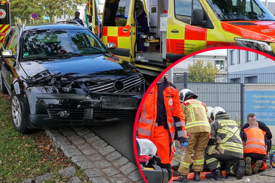 Schwerer Unfall bei Wilsdruff: VW erfasst Simson, zwei Menschen schwer verletzt