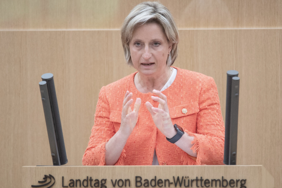 Baden-Württembergs Wirtschaftsministerin Nicole Hoffmeister-Kraut (48, CDU).