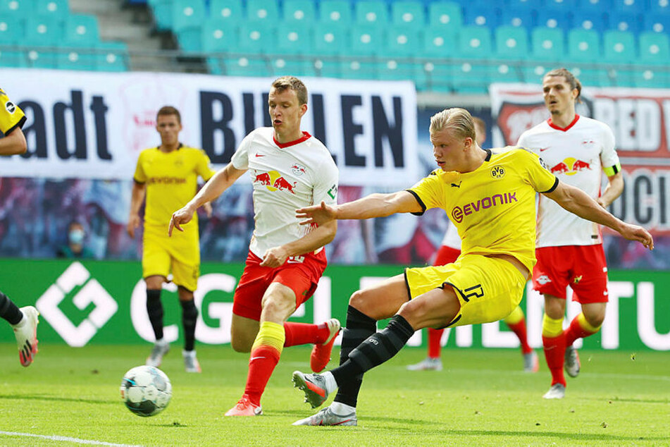 Erling Haaland erzielte nach einer halben Stunde das 1:0 für Dortmund - sein zwölftes Ligator im 14. Spiel.